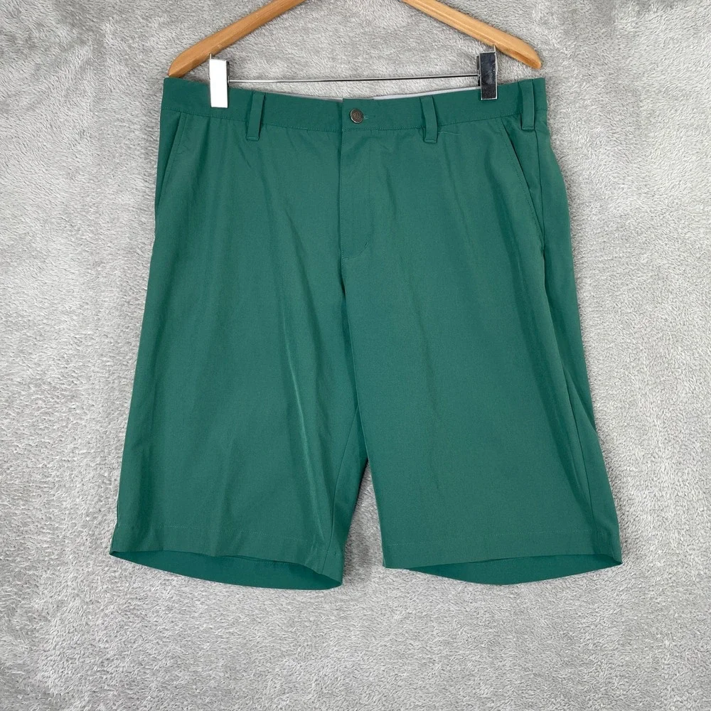 Adidas Golf Shorts Mens 34 Green Ultimate 365 Performance Stretch Athletic